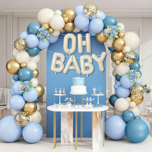 Lot <span class=keywords><strong>de</strong></span> guirlandes d'<span class=keywords><strong>arche</strong></span> <span class=keywords><strong>de</strong></span> ballons en latex OH BABY unisexe <span class=keywords><strong>pour</strong></span> baptême <span class=keywords><strong>de</strong></span> bébé, 1er anniversaire, décorations <span class=keywords><strong>de</strong></span> fête et photomaton - Product Image 2