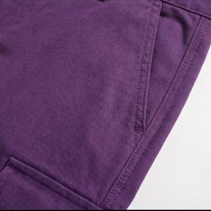 Pantalons cargo en nylon à coupe droite pour hommes, tendance de la mode de rue, taille élastique, poches, pantalons personnalisés, couleur tendance - Product Image 5