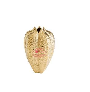 Florero Hallow para mesa y decoración de bodas en acabado dorado Florero de Venta caliente Diseño decorativo Premium - Product Image 4