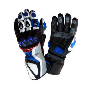 Nouveauté et fabrication sur mesure de gants et de gants de moto en cuir véritable et de gants de moto robustes pour la vente en ligne - Product Image 3