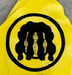 Pull à capuche personnalisé lourd 100% coton pour hommes en détresse acide Vintage imprimé brodé Patch thermique respirant Plus - Product Image 6