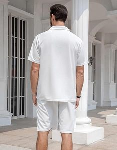 เสื้อยืดลายกราฟิกสำหรับผู้ชายชุดวอร์ม2ชิ้นเสื้อยืดโลกฤดูร้อนฤดูร้อน - Product Image 4