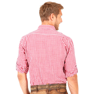 Chemise d'hiver traditionnelle bavaroise pour homme, en tricot uni, 50% coton, 50% fibre de bambou, écologique, respirante, OEM - Product Image 2