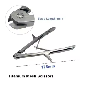 Tijeras ortopédicas de malla de titanio Surgiright, instrumentos quirúrgicos óseos, tijeras de jaula - Product Image 3