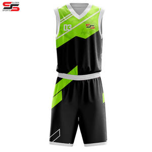 Maillot et short de basket-ball personnalisés par sublimation et logo Nouveaux uniformes de basket-ball confortables et respirants pour hommes - Product Image 3