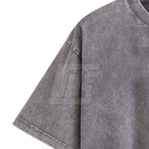 เสื้อยืดโอเวอร์ไซส์ผู้ชายแบบฟอกสี ระบายอากาศได้ดี ทรงหลวม เหมาะสำหรับสตรีทแวร์และใส่ในชีวิตประจำวัน - Product Image 5