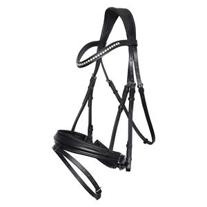 Bride anatomique de cheval en cuir de qualité supérieure de la meilleure qualité Produit pour chevaux Équipement pour chevaux Grossiste équestre Fabricant - Product Image 4