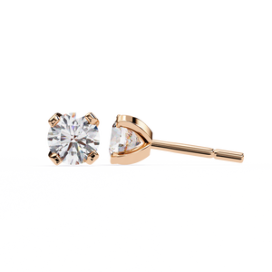 Hermosos Pendientes de Oro de 18K con Diamante Cultivado en Laboratorio, Pendientes de Diamantes Premium - Product Image 5