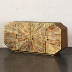 <span class=keywords><strong>Aparador</strong></span> de diseño italiano MRS WOODS, <span class=keywords><strong>aparador</strong></span> de lujo de madera maciza recuperada, muebles, <span class=keywords><strong>aparador</strong></span>, escaparate <span class=keywords><strong>con</strong></span> 4 puertas - Product Image 1