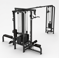 Fabricantes de Equipos de Gimnasio Comerciales Producen Máquinas de Entrenamiento Integrales para Cinco Personas