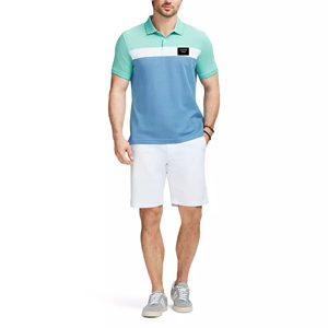 Polo Personalizable 100% Algodón al Mejor Precio, Polo Casual para Hombre con Bloques de Color, Manga Corta, Corte Regular, Multicolor - Product Image 3