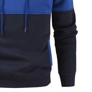 Sudadera con Capucha para Hombre, Diseño Novedoso con Bloques de Color, Manga Larga, Informal, en Diferentes Diseños, Color Sólido, Sudadera con Capucha Informal Unisex - Product Image 5
