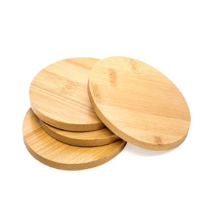Posavasos de madera de nogal y bambú, posavasos cuadrado, personalizado, suministro directo de fábrica, para boda - Product Image 5