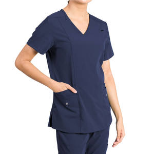 Blouses nouvelle vente en gros, Logo personnalisé, fermeture éclair, costume chirurgical, blouses ensembles 2 pièces uniformes d'hôpital, blouses à bas prix pour femmes et hommes - Product Image 3