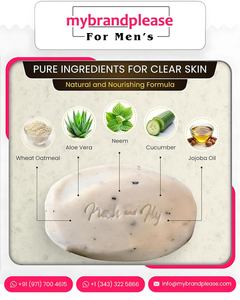 Vente en gros de savon exfoliant pour le corps à l'huile d'olive pour hommes, 125 g, marque privée, certifié CE, parfumé, médicamenteux - Product Image 3