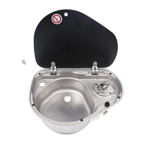 Évier combiné <span class=keywords><strong>de</strong></span> cuisinière à gaz propane en acier inoxydable sur mesure - Product Image 2