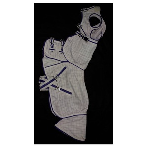 Qualité supérieure Poly coton plein été cheval tapis australien Ripstop vérifier conception taffetas doublure goussets maille toile en gros - Product Image 1