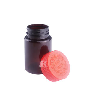 Botella redonda de PET de 100ml de alta calidad con tapa CR, soluciones coloridas OEM/ODM, botellas de plástico M0272 - Product Image 4