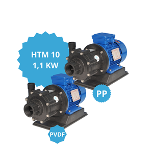 High quality centrifugal pumps model HTM 10 PP PVDF with electric motor 1,1kw made of thermoplastic materials water pump - Product Image 1
