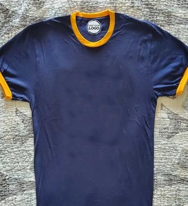 T-shirt unisexe à manches courtes pour hommes et femmes, col rond, décontracté, été, basique, avec logo personnalisé - Product Image 4