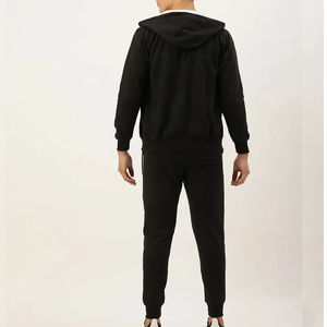 Chándal con cremallera para hombre de alta calidad, servicio OEM, transpirable, cómodo, fabricación sostenible, chándal para hombre de alta exigencia - Product Image 3