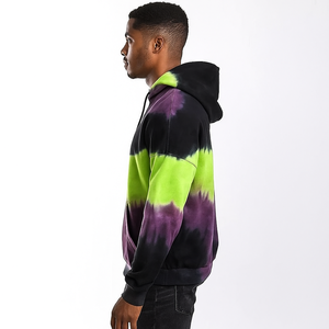 Hombres Tie Dye diseño elegante y OEM colores para el invierno de alta calidad sudaderas con capucha de los hombres por encargo - Product Image 4