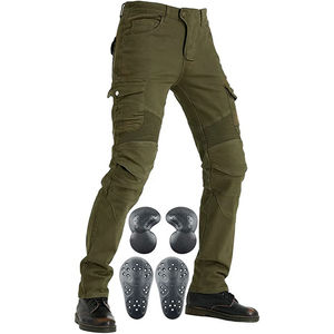 Pantalon de moto D-Ride pour homme, protections amovibles, noir, respirant, séchage rapide, haute qualité, couleurs personnalisables - Product Image 6