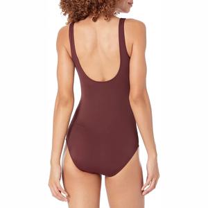 Maillot de bain une pièce moulant pour femme, tissu doux et respirant, collection sport, offre spéciale - Product Image 5