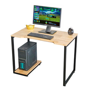 Convenient Foldable <b>Computer</b> <b>Desk</b> with Storage & Bookshelf Laptop Table COD68029 - Product Image 1