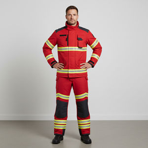 Overol de alta visibilidad adecuado para operaciones de logística en almacenes, overol de color brillante, uniforme industrial funcional, overol de trabajo. - Product Image 5