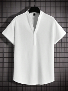 ชุดวอร์มสำหรับผู้ชายเสื้อเชิ้ตแขนสั้นและกางเกงขายาวเอวรูดตามสั่งเสื้อผ้ากีฬาฤดูร้อน - Product Image 3