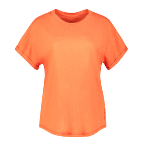 Cómodo superventas Tasa de fábrica La más alta calidad Re Use Able Outer Casual Wear Camisetas de algodón estampadas de ajuste regular para mujer - Product Image 6