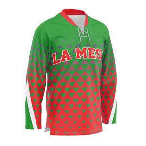 เสื้อเจอร์ซีย์เล่นฮ็อกกี้น้ำแข็งของผู้ชายเสื้อเจอร์ซีย์ทีมเยาวชนเสื้อกีฬาฮอกกี้น้ำแข็ง - Product Image 2