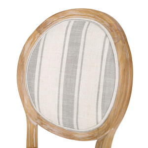 Fauteuil de salon en bois de style français rétro vintage, élégant fauteuil rembourré pour salle à manger, meubles de salon - Product Image 5