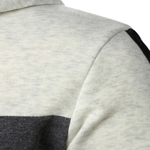 เสื้อฮู้ดสำหรับผู้ชายผ้าฟลีซหนาแบบผูกเชือกคิงการูแบบกำหนดเอง - Product Image 5