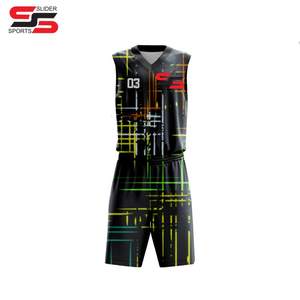 Uniforme de basket-ball pour hommes et jeunes à séchage rapide et respirant Logo imprimé Vêtements de sport pour équipes d'entraînement Sublimation - Product Image 5