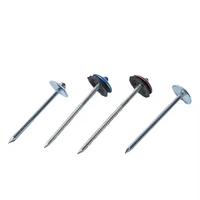 Vente chaude Multi Cap Brad Clous pour toiture en acier galvanisé Cap lisse Fil de fer Prix compétitif Clous pour toiture en fil métallique uni