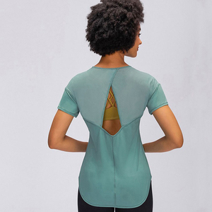 Camisetas sin mangas transpirables con logotipo personalizado para mujer, camisetas de gimnasio de verano al por mayor, envío gratis - Product Image 2