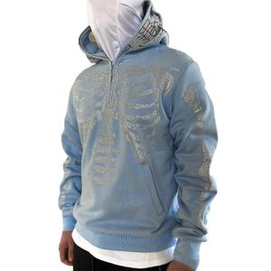 Fully customized Unisex <b>Rhinestones</b> <b>Hoodies</b> perfect styling cheap rate best design <b>Rhinestones</b> men's <b>hoodies</b> with lightweight - Product Image 3