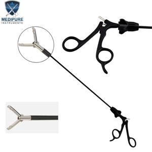 คีมจับเนื้อเยื่อผ่าตัดแบบส่องกล้องพร้อมถังเก็บของเสีย ขนาด 5 มม. x 31 ซม. ผลิตจากสแตนเลส เครื่องมือผ่าตัด MEDIPURE INSTRUMENTS - Product Image 1