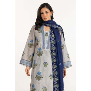 IUSTKSD-2149 Vestido Pakistaní de 3 Piezas, Traje de Tela Estampada, Salwar Kameez Bordado, Ropa Étnica para Uso Diario, Colección Suave y Cosida - Product Image 6