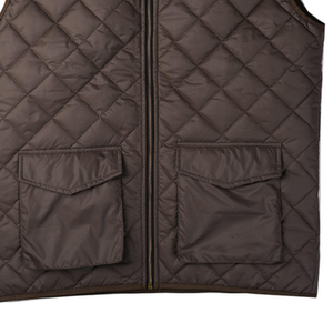 Gilet sans manches pour homme, veste légère en coton rembourrée, gilet d'hiver matelassé, bodywarmer décontracté pour l'extérieur, logo personnalisé, vente en gros - Product Image 6
