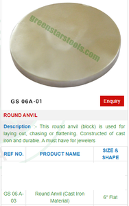 New Round Anvil Jewellery Making Tools Essential <b>Ring</b> <b>Sizers</b> for Jewelry Creation - Product Image 2
