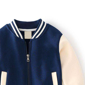 Chaqueta Varsity Infantil Personalizable al por Mayor, Multicolor, Manga Regular, Alta Calidad, Resistente al Viento, Transpirable, Precio Económico - Product Image 5
