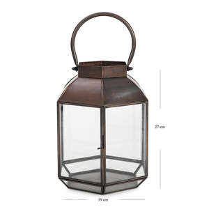 High Quality <b>Glass</b> Galvanized Candle Jar Home & Hotel Decoration New Design Trendy Best Price Candle Lantern - Product Image 5