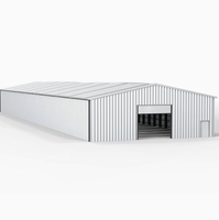 Structure d'entrepôt industrielle légère en acier de marque JIEKE, avec poutres en H et panneaux muraux en tôle ondulée, garantie de plus de 5 ans