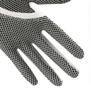 Gants de golf pour hommes en cuir de cabretta personnalisés avec logo, antidérapants, doux, respirants, à fermeture à boucle et à crochet, à doigts entiers - Product Image 2