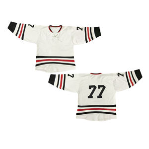 Nouvelle arrivée de qualité supérieure Design personnalisé maillot de hockey sur glace Sublimation chemises de hockey sur glace à manches longues à vendre (PayPal vérifié) - Product Image 3