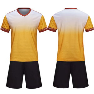 Uniformes de fútbol personalizados para hombres y adultos, ropa deportiva en blanco, nuevo diseño, 100% algodón y poliéster, precio barato, conjuntos de uniformes de Fútbol 2022 - Product Image 4
