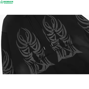 Nouveau style 2026 – Sweat à capuche tendance pour homme, 100 % coton molletonné/éponge française, écologique, idéal pour l'hiver - Product Image 4